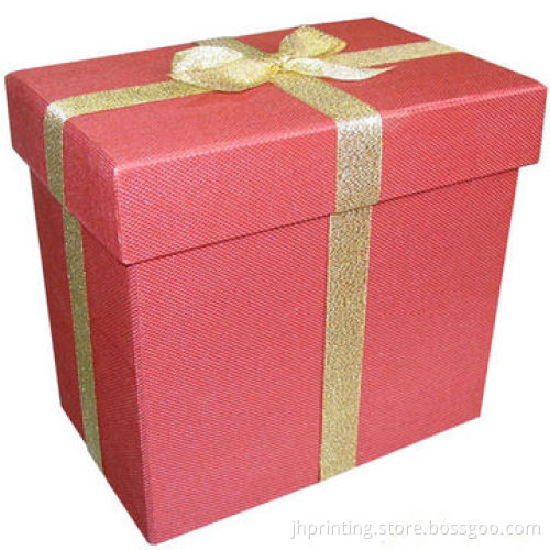 Rigid Gift Boxes with Bowknot and Tag, Made of Art Paper and Stiff Cardboard, OEM Order Accepted